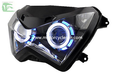 China La motocicleta de Kawasaki Z250 parte los faros ligeros azules OCULTADOS de la lente de la linterna proveedor