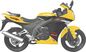 Fricción de Yamaha R1 Kawasaki Suzuki que compite con las motocicletas 200cc, 4 - frote ligeramente competir con de camino Motorcycl proveedor