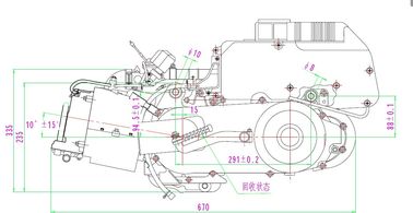 motor de 1P52QMI GY6125CC 4T proveedor