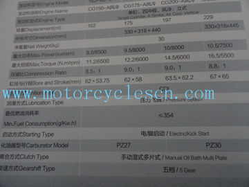 el solo cilindro 250 de 162FMJ CG150 200 que cuece el agua al vapor refresca tres motores de las motocicletas de las ruedas proveedor