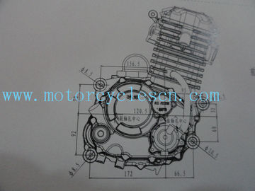 164ML200 el 167MM CG250CC escogen el cilindro que cuece el agua al vapor refrescan tres motocicletas Engin de las ruedas proveedor