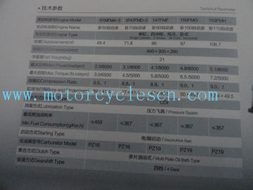 147FMF 86ml escogen el aire del cilindro refrescan 4 Sftkoe dos motores de las motocicletas de la impulsión de la rueda proveedor
