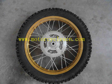 Montaje de la RUEDA POSTERIOR del motocrós GXT200 (la motocicleta del OEM del FRENO de TAMBOR parte la rueda del aluminio GXT200 proveedor