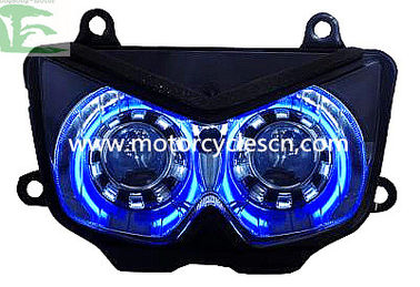 La luz de la cabeza de las piezas 08-12KAWASAKI-NINNJA ZX250R de la motocicleta OCULTÓ la fricción que competía con la cabeza original Ligh proveedor
