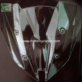 La motocicleta del parabrisas de KAWASAKI ER-6N parte blanco del negro del color del ABS del parabrisas de Pmma proveedor